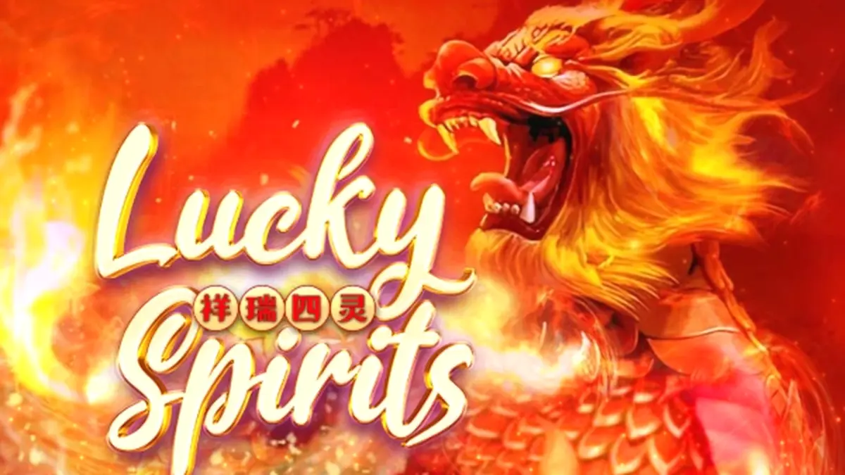 Interface do jogo de slot Lucky Spirits com elementos místicos